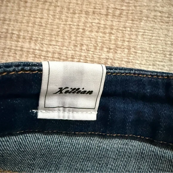 Frank & Eileen Killian Crop Flare Jeans in Medium Wash Size 25 NWT